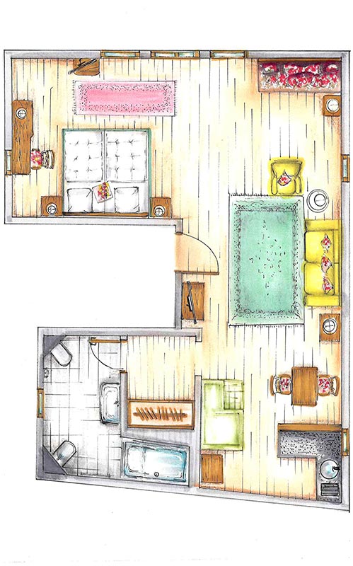 Floor Plan Room 40